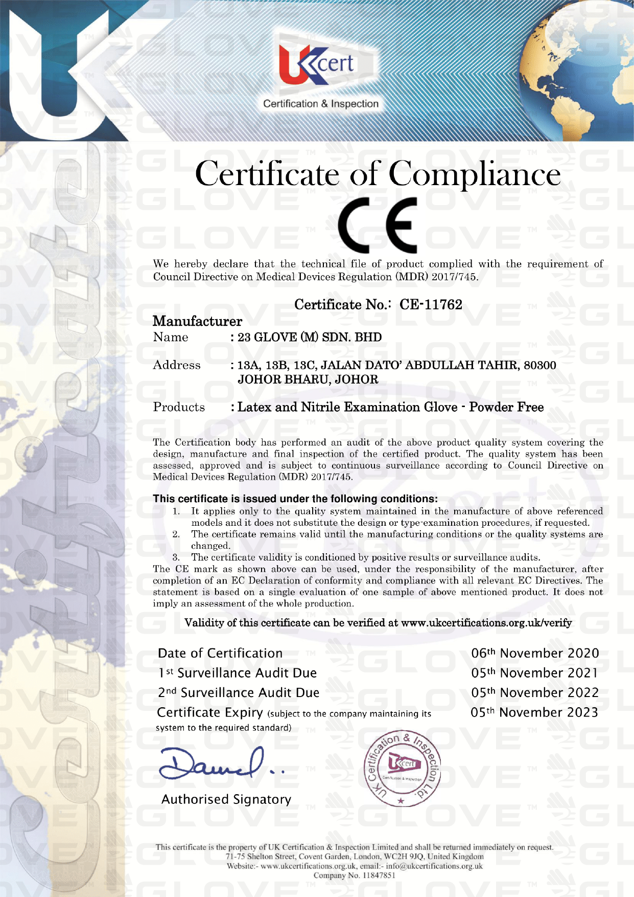 Certificates 23-09