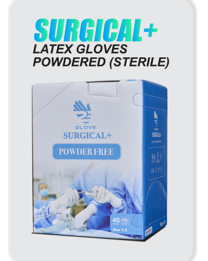Surgical+ Powdered Latex Glove